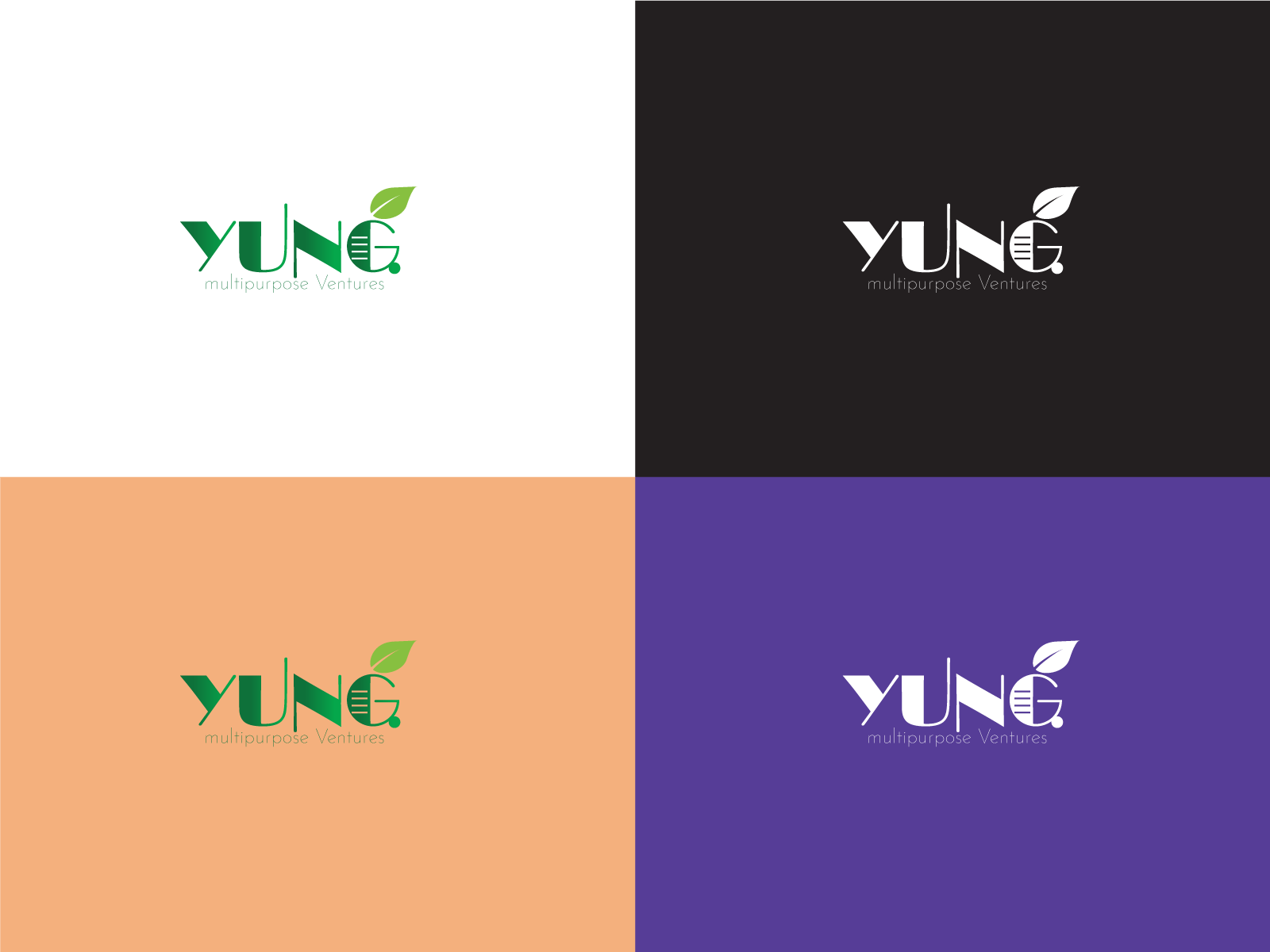 YUNG branding design graphic design illustration logo