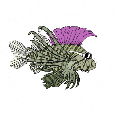 Lionfish animalism digitalillustration illustration photoshop