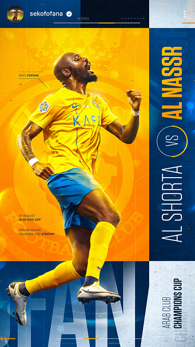 Matchday / Gameday / Poster / Sports graphic design athletics football gameday graphic design matchday poster poster design soccer sports sports design