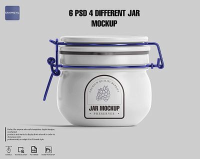 Jar Mockup Jam Label Mockup jar label mockup mockup