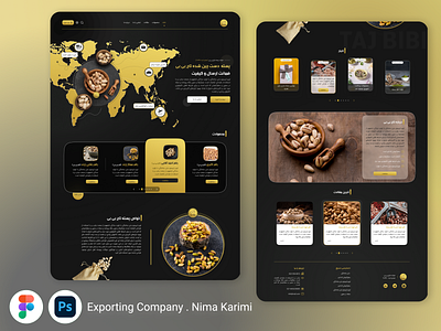 export company business business design export figma graphic design graphist ui uiux ux xd