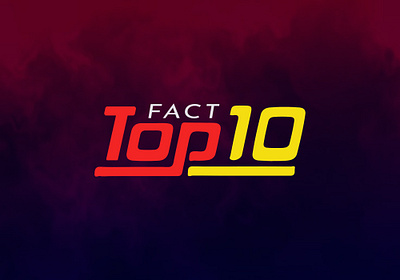 TOP 10 FACT Logo Design branding graphic designer logo design minimal logo red logo top ten logo yellow logo youtube logo