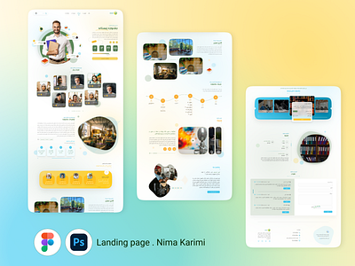 product selling landing page - full web branding design figma graphic design illustration ui uiux ux
