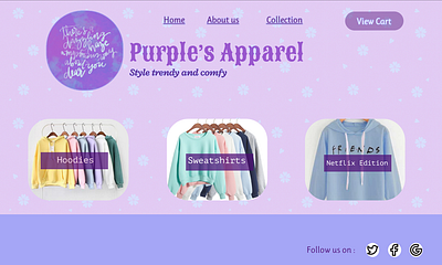 Apparel Website Prototype