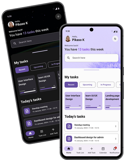 Task Tracker App app design figma design task management app task tracker app task tracking app ui design uiux ux design