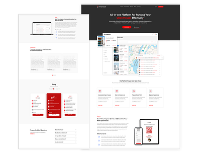 Collection of Recent Designs dashboard design landing page ui design ux design web application