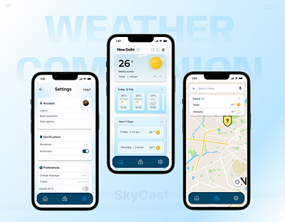 Weather App UI creativedesign designconcept designinspiration dribbble graphic design ui ui design uiux user interface weather app ui weather app ui design weatherapp weatherforecasting