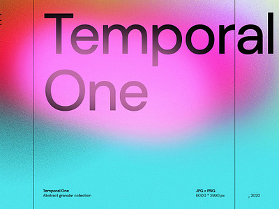 Temporal One abstract ambient background color colorful digital gradient grain noise temporal one