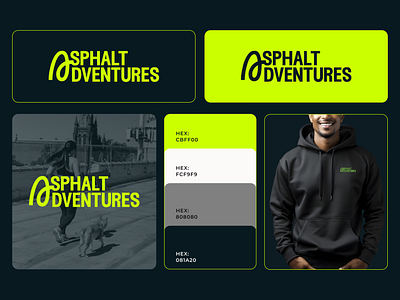 Asphalt Adventures Branding branding design logo minimalist ui
