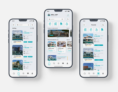 Home Buying App Design 🏡 app design app project app ui house booking app mobile app design real estate app ui uiux user interface ux