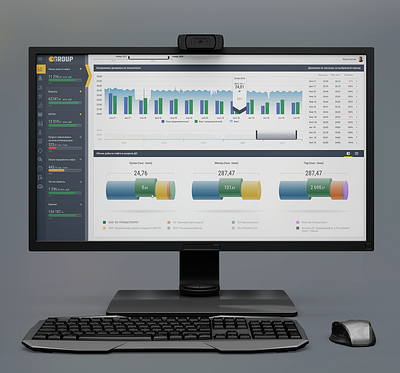 Dashboards for an oil company app design ui ux web