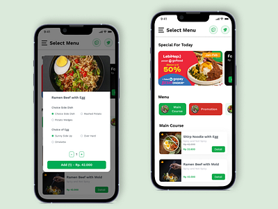 Food Ordering Mobile App (EVEREST) mobile apps design ui ui design