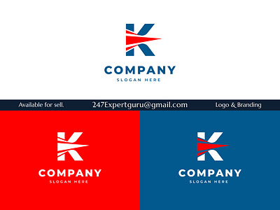 Letter k initial elegant logo design animation branding graphic design logo modern logo motion graphics