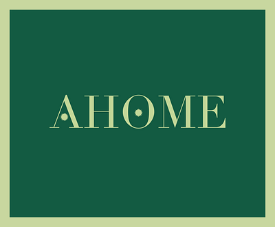 AHOME — made for your comfort branding graphic design logo