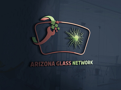 Logo design for glass network 3d branding graphic design logo