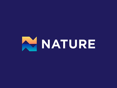 Nature logo n nature sky water