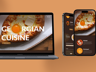 Responsive Landing Page Design For The Restaurant design figma mobile product design responsive ui uxui website