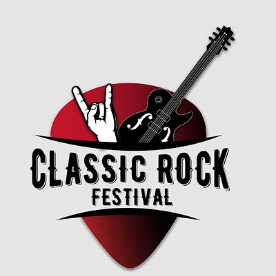 Classic Rock Festival Logo 3d branding code pulse technologies codepulsetechnologies graphic design logo motion graphics