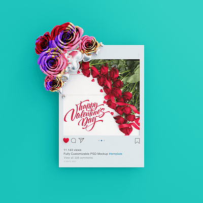 Valentines Post Design - Usme Asuy branding graphic design