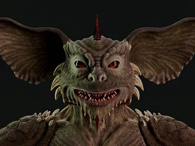 Gremlins 3d 3d animation animation blender design graphic design gremlins illustration sculp zbrush