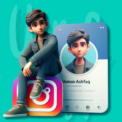 Ai Profile Portrait - Usme Asuy ai aiportrait bestdesigninspiration bestdesignsof2024 bestdesignsuggestion branding design graphic design graphicdesigning mrbeast usme asuy