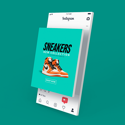 Instagram Post Design for Shoe Brands - Usme Asuy branding graphic design