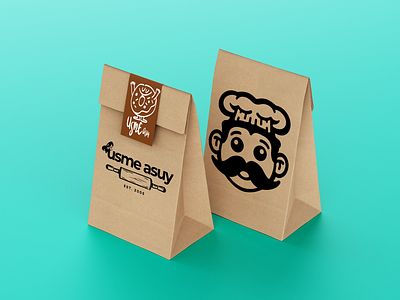 Paper Bag Packaging Design - Usme Asuy @usme asuy design graphic design usme asuy