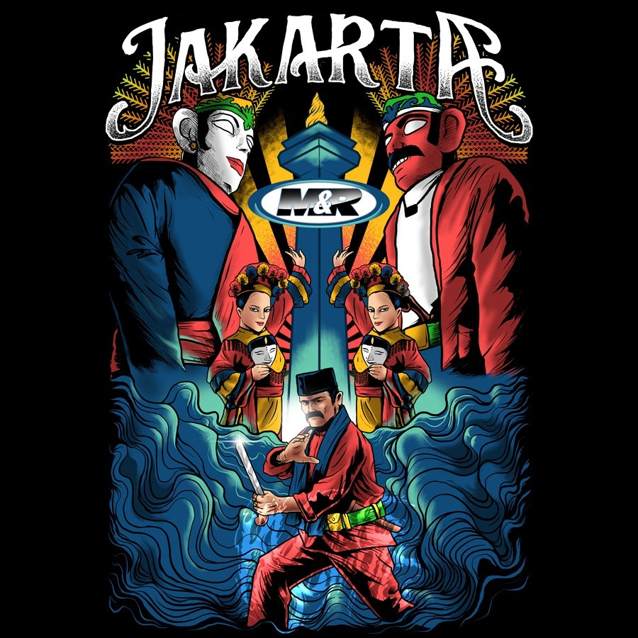 Jakarta M&R Illustration 3d branding code pulse technologies codepulsetechnologies design graphic design ill illustration logo motion graphics ui