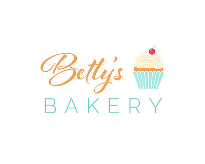 Betty's BAKERY Cupcake logo branding dailylogochallenge design graphic design illustration logo typography vector