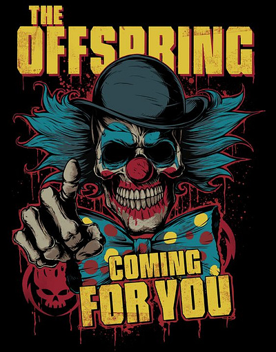 The OFFSPRING Joker Illustration 3d branding code pulse technologies codepulsetechnologies design graphic design illustration logo motion graphics ui