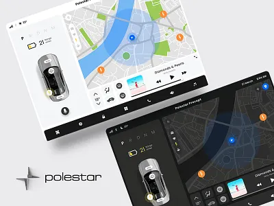 Dashboard HUD UI car dash dashboard design ev hud ui