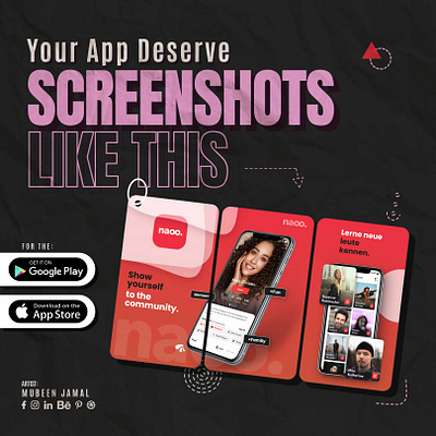naoo. app screenshots design for the app store and play store app design app graphics app icon app promotion app screenshots app store design feature graphic graphic design icon design play store promo design screenshots screenshots design