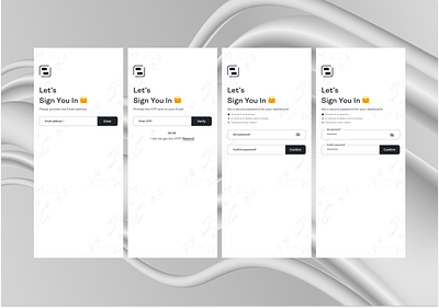 Sign In Screens app design mobile design ui