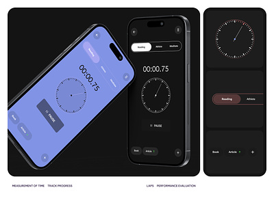 ⏱️ Stopwatch Interface appdesign athlete cooking design inspiration dribbble graphic design inspiration mediate reading reading timer reading ui stopwatch stopwatch time time timer ui ui inspiration user interface ux uxui