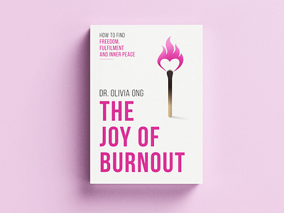The joy of burnout book cover minimal