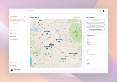 A Smart Traffic Management Dashboard app dashboarddesign design ui web app web application