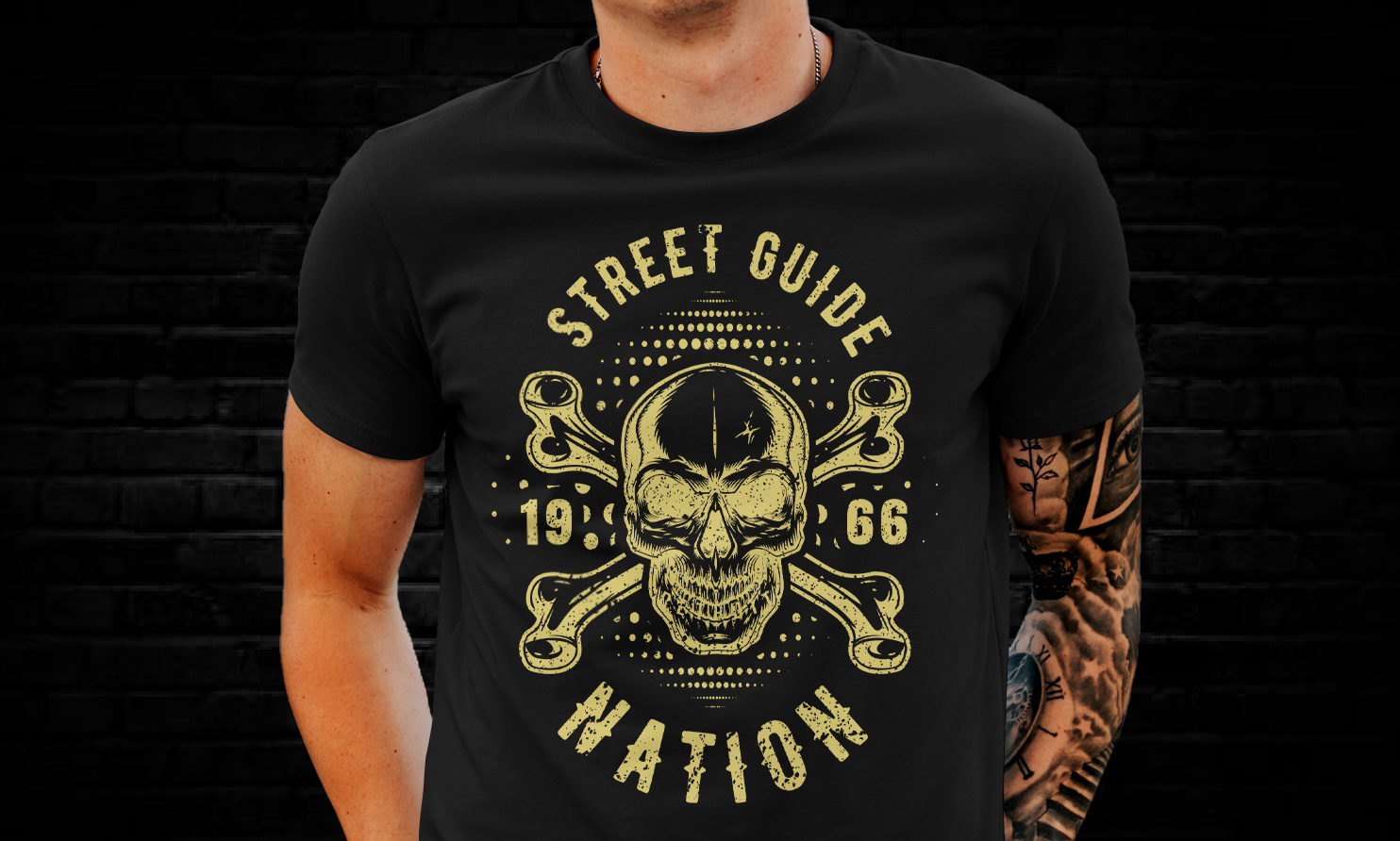 Street guide nation t-shirt tee