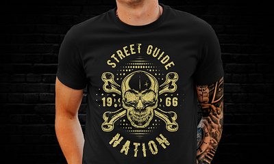 Street guide nation t-shirt tee