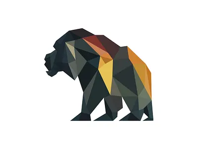 Abstract Polygonal Geometric Gorilla Logo abstract animal ape branding element geometric gorilla graphic illustration logo low modern monkey poly polygon polygonal triangle triangular wild wildlife