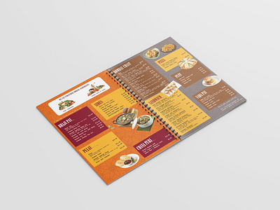 Restaurant Menu Card Design branding graphic design logo restaurant menu card design ui