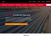 UX/UI case study for a Steel Firm client app branding design graphic design illustration logo typography ui ux vector