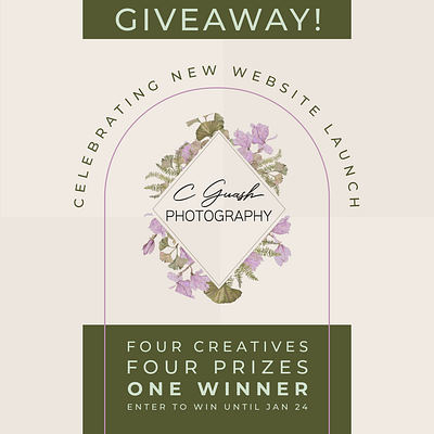 Instagram giveaway graphic branding giveaway graphic design instagram