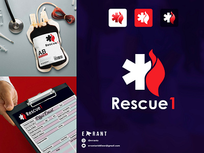 Rescue1 - Logo Design branding design graphic design logo logodesign