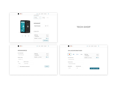 Tech-Shop design shop tech ui