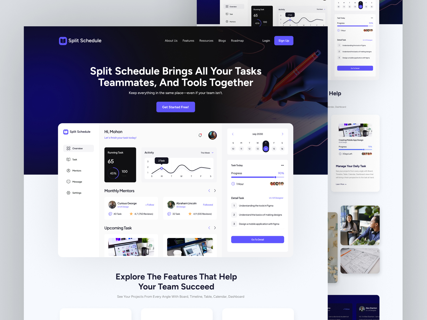 Example of Landing Page Design