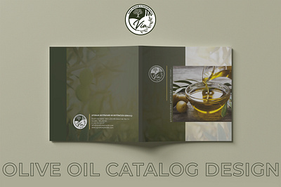 Olive Oil Catalog Design branding catalogue catalogue design olive oil olive oilcatalogue