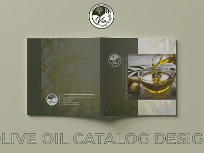Olive Oil Catalog Design branding catalogue catalogue design olive oil olive oilcatalogue
