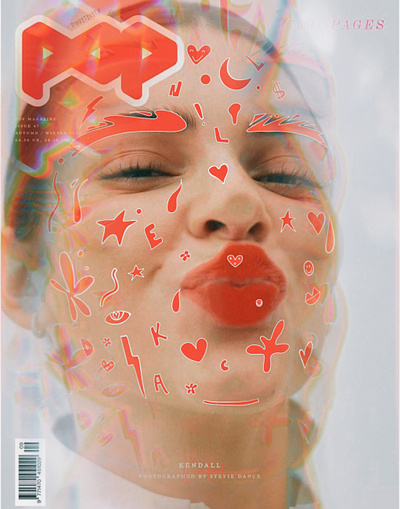 Kendall Jenner x Pop Magazine Cover x Nomehas Visuals art director jenner kendall pop visuals