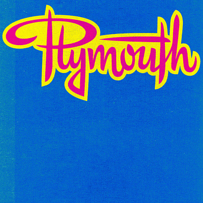 Plymouth Script Lettering brush brush lettering design graphic design lettering lockup logo script typography