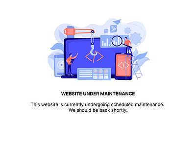 Website Maintenance deisgn maintenance undermaintenance